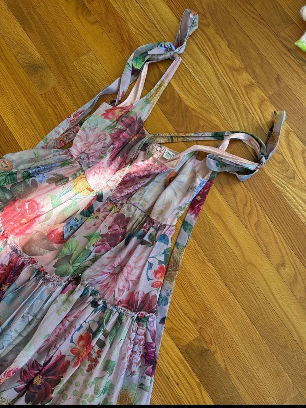 New Anthropologie x BHLDN Marcella Flower Dress Size 4 - Picture 6 of 11